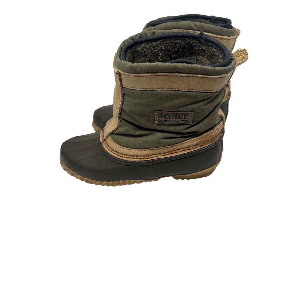 🇨🇦Sorel‎ KAUFMAN 💚🤎💚Canada Vintage Winter Boots military Boho Western-6 - Picture 3 of 7
